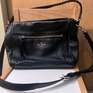 Kate Spade New York Cobble Hill Small Harris Satchel Bag Pebbled Leather Purse